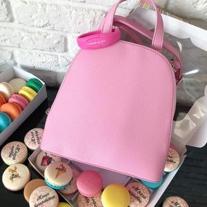 Stylish convertible purse bag - Macaron *raspberry